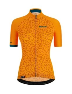 Santini Tono Chromosome Dames Wielershirt Korte Mouw