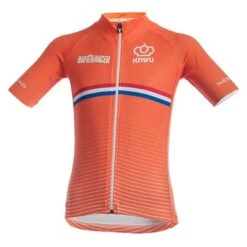 Bioracer Nederland Bodyfit 2.0 Kids Wielershirt Korte Mouw