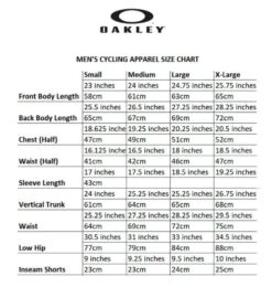 Voorkant -Castelli Verkoopwinkel oakleymaattabel 5 14